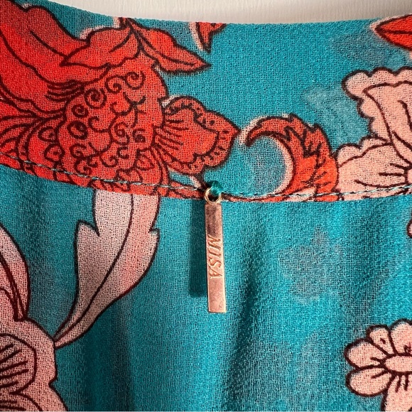 MISA Los Angeles Floral Sleeveless Maxi Dress Medium - Picture 8 of 13